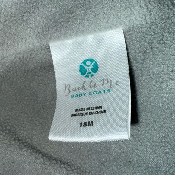 Buckle Me Blue Toddler Toast Car Seat Coat Size 18 Months - Picture 5 of 6